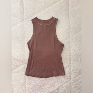 SKIMS Cotton Rib Mock Neck Tank Top